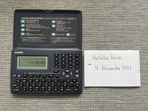 Casio digital diary - casio,