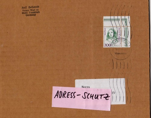 Brief mit rollstempel - brief,