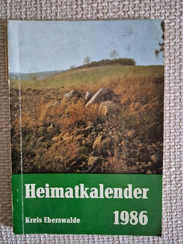 Eberswalde heimatkalender 1986 - eberswalde,
