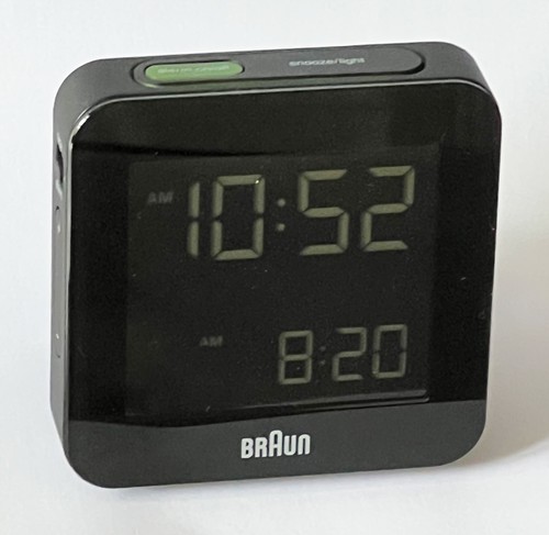 Braun digitaler wecker uhr - braun,