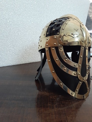 Antiker wikingerhelm stahl - wikingerhelm,