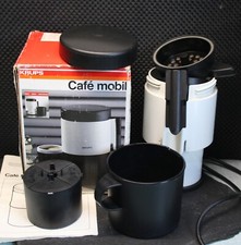 Krups cafe mobil Espressokocher elektrisch Reisekaffeemaschine Mokkakocher biale