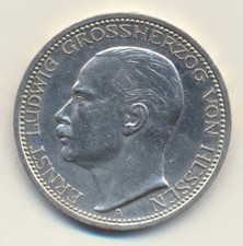 Hessen 3 Mark 1910 Ernst