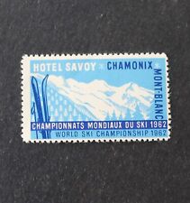 Altes Etikett HOTEL SAVOY