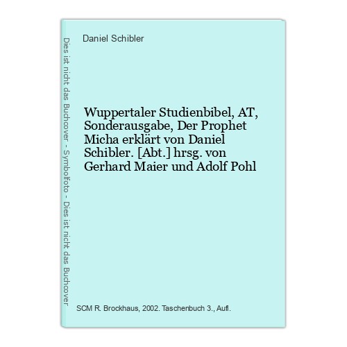 Wuppertaler studienbibel at - wuppertaler, studienbibel,