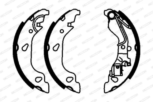 Bremsbackensatz fsb603 ferodo - bremsbackensatz,