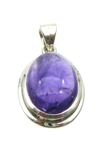 Anhänger amethyst oval ca - oval,,