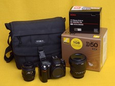 Nikon D50+Sigma 17-70mm f2.8-4 OS+Nikkor 35-70mm+Tasche+13.685 Ausl+Zubehörpaket