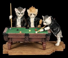 Katzenfigur - Drei Biker