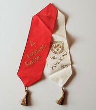 Ehrenschleife MC Zwickau V. Trabant Rallye 1973 Motorsport ADMV Wimpel DDR #014