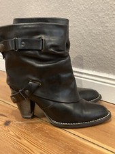 Damen Boots Stiefeletten 39 Leder Riccardo Cartillone Berlin