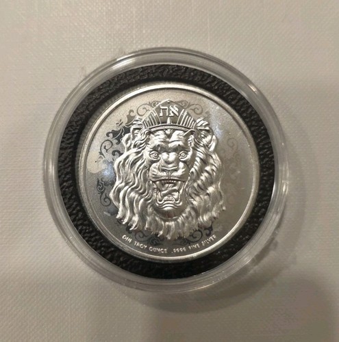 Silber brüllender löwe - brüllender,