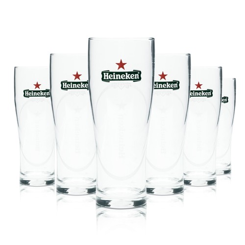 Heineken glas 5l bier - 6x,
