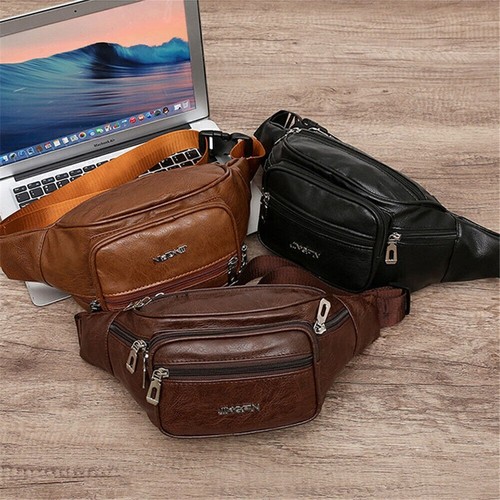 Leder bauchtasche - leder,