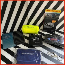 ORIGINAL MERCEDES PROMOTION SET VENTILKAPPEN WARNWESTE SCHLÜSSELANHÄNGER PAD