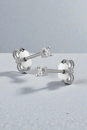 Ohrstecker 585 quadrat - ohrstecker, wg,