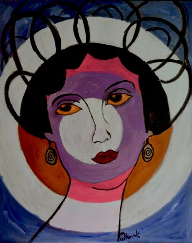 Original ölgemälde frau - Ölgemälde,