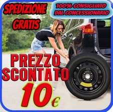 Platzsparend Notrad 16 Rad 4 Löcher für Fiat 500 Abarth Ersatzteile Neu Not Ps