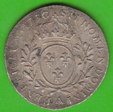 Frankreich 1/10 Ecu aux rameaux d'olivier 1730 A fast vz selten  nswleipzig