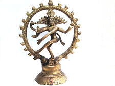 Dancing Shiva Nataraja 19-20 cm Messing  STATUE ca. ca 700 g  INDIEN Messing
