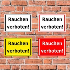 Schild - Rauchen verboten! -