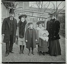 FRANCE Familie Mode 1905 Foto