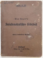 Proletariat / Max Kegel - Sozialdemokratisches Liederbuch. 1891 Arbeiter