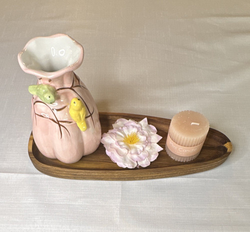 Deko set keramikvase rosa mit - keramikvase,