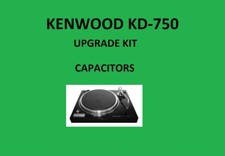 Plattenspieler KENWOOD KD-750 Reparatursatz - alle Kondensatoren