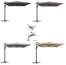 Madison Ampelschirm 3x3 m Sonnenschirm Pendelschirm Gartenschirm 300x300 cm