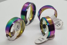 Edelstahl Ring Multicolor Gr