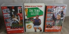 3 X VHS Fußball Video BILD Die 1000 schönsten Tore 40 Jahre Bundesliga WM Italia