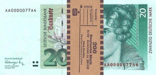 Geldscheine 1991 - 10, 20
