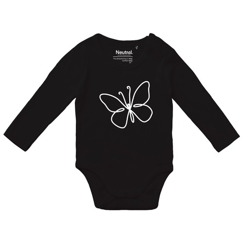 Baby body schmetterling - baby,