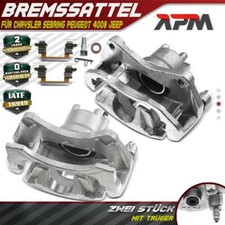 2x Bremssattel mit Träger