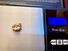 Zahngold - gereinigt ** 3,15 gr ** Gelbgold ** gute Legierung ** mehrere vorh.