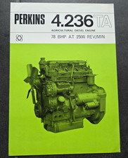 Perkins Diesel Engine Motor Agricultural 4236 Traktor  Landwirtschaft Prospekt