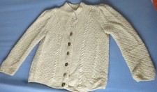 Damen Strickjacke Trachten Jacke Handarbeit Gr. 48