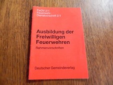 Buch Kohlhammer Die Roten Hefte FwDV 2/1 Ausbildung der Freiwilligen Feuerwehren