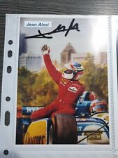 Jean Alesi Ferrari Karte 10x15 Orginal Signiert 06