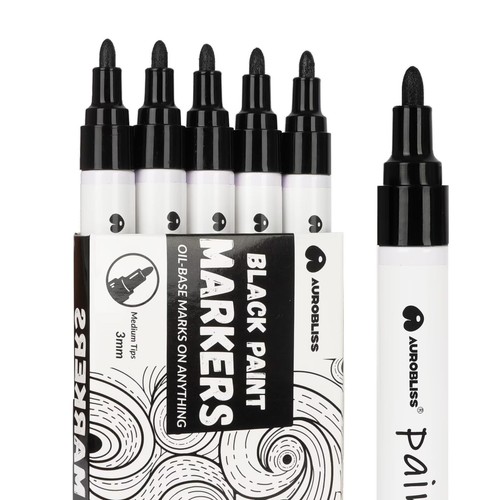 Lackmarker schwarz stück - 5,