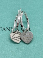 Tiffany & Co MINI Return To Tiffany Creolen Herzen auf Sterlingsilber