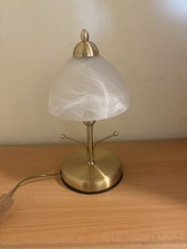 Nachttischlampe Von Bonalux 40Watt, Gold Und Weiß