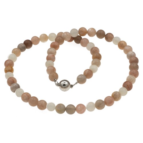 Edelstein kette mit - edelstein,