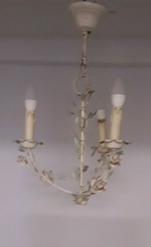Romantische deckenlampe metall - romantische,