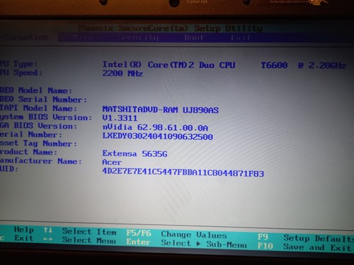 Acer extensa 5235 - extensa, /