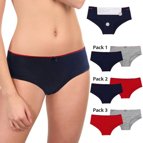 2er pack damen slips - slips, panty