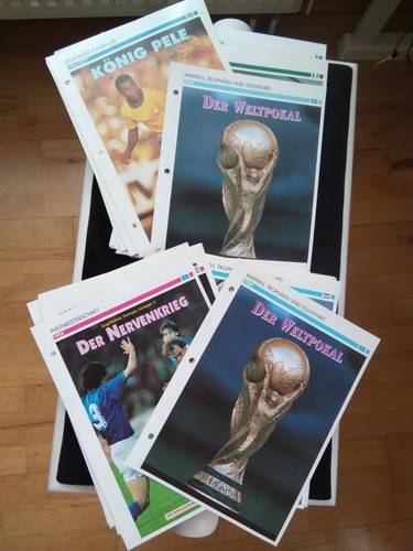 60x sammelkarten fu0ball wm - sammelkarten,