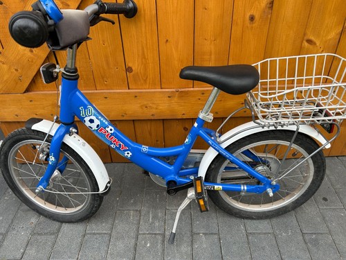 Puky zoll blau mit korb - in,