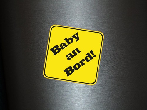 Aufkleber baby an board - aufkleber,